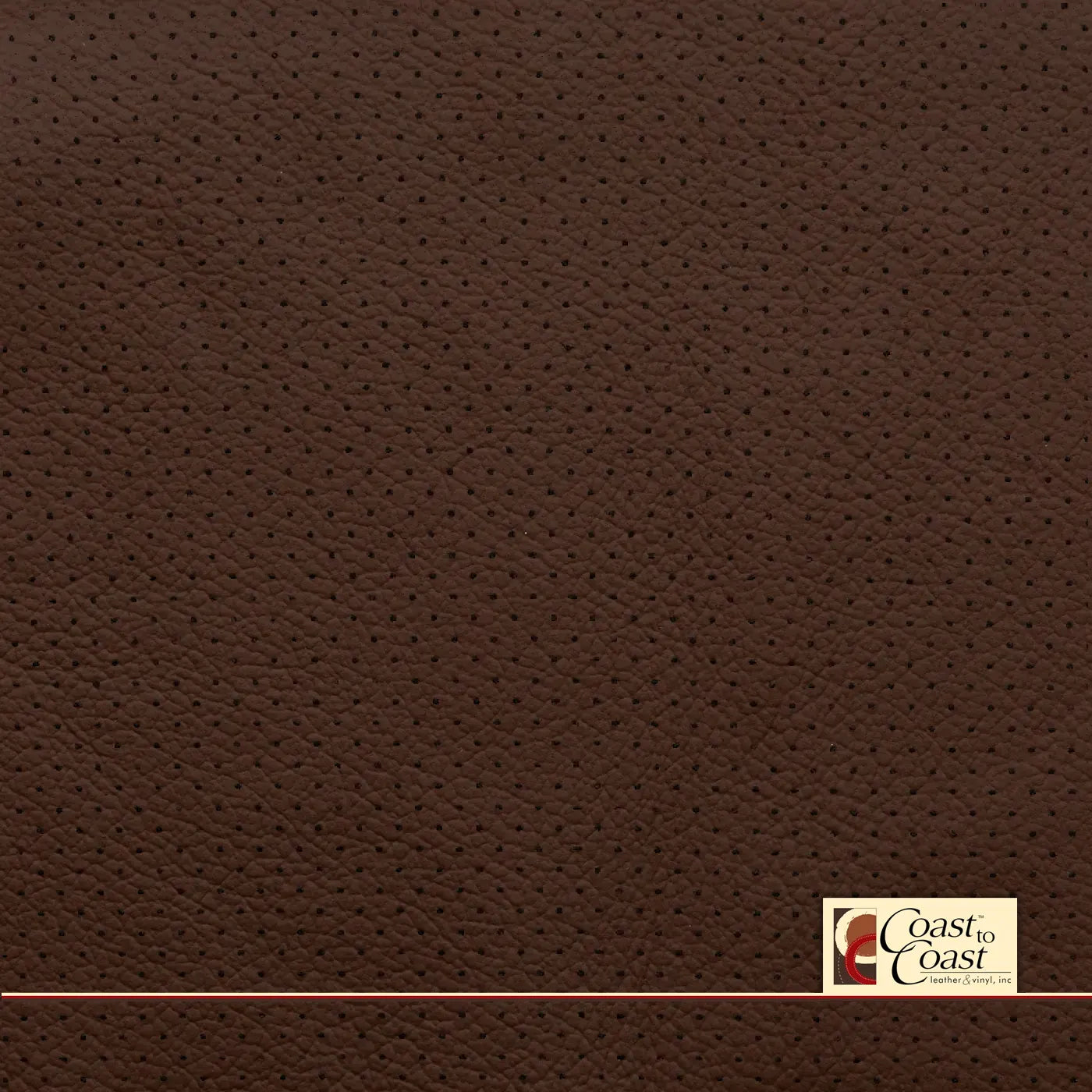 Ford Pecan Full Hide / Mini Perf (1/8In) Leather
